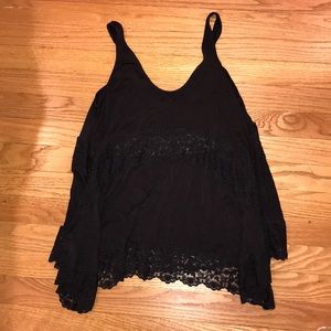 American Eagle Flowy/Lace Tank
